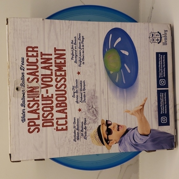 Nib Wembley Splashin' Saucer (Includes Nozzle and 20 Balloons) - Picture 2 of 8